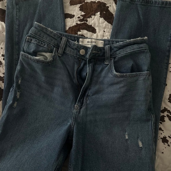 Hollister ultra high-rise 90s straight jeans medium light wash - Picture 1 of 3